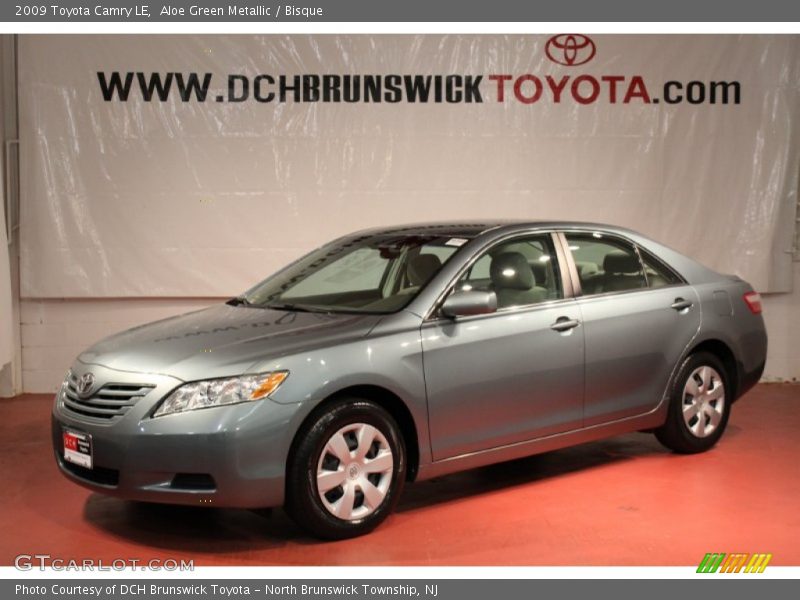 Aloe Green Metallic / Bisque 2009 Toyota Camry LE