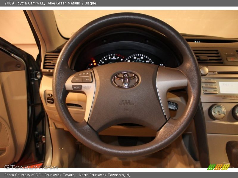 Aloe Green Metallic / Bisque 2009 Toyota Camry LE