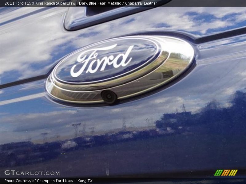 Dark Blue Pearl Metallic / Chaparral Leather 2011 Ford F150 King Ranch SuperCrew