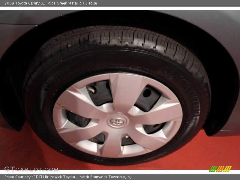Aloe Green Metallic / Bisque 2009 Toyota Camry LE