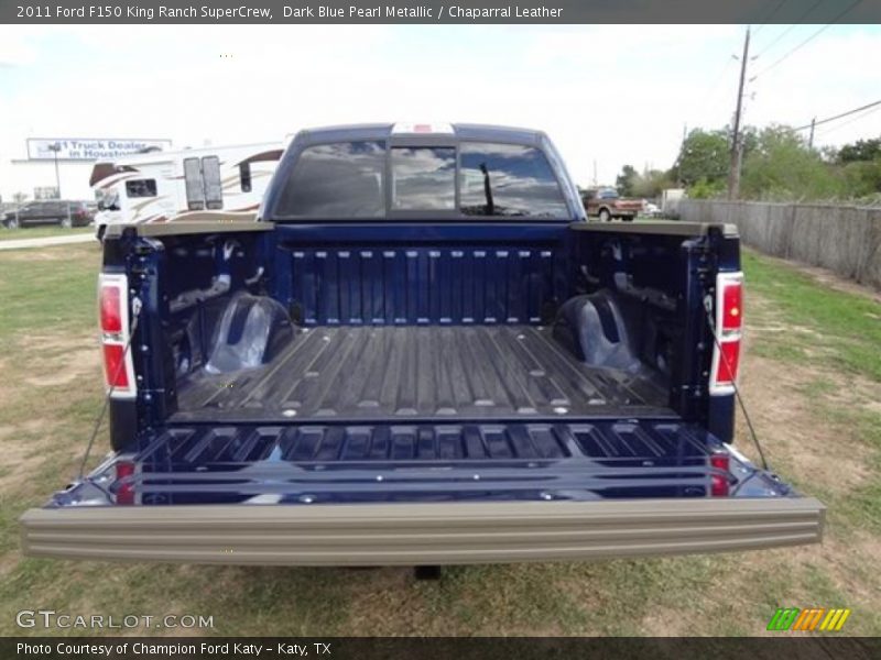 Dark Blue Pearl Metallic / Chaparral Leather 2011 Ford F150 King Ranch SuperCrew