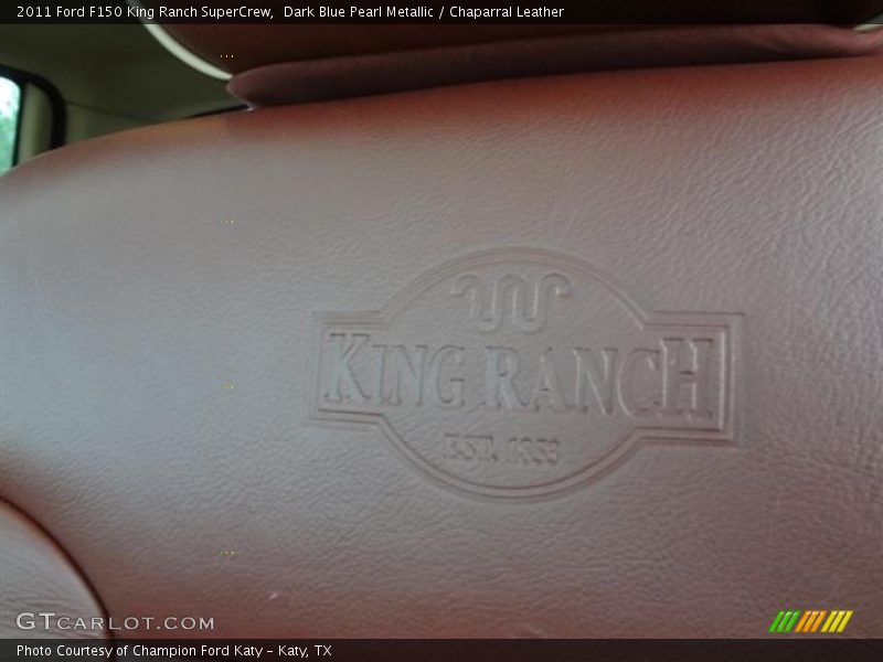 Dark Blue Pearl Metallic / Chaparral Leather 2011 Ford F150 King Ranch SuperCrew