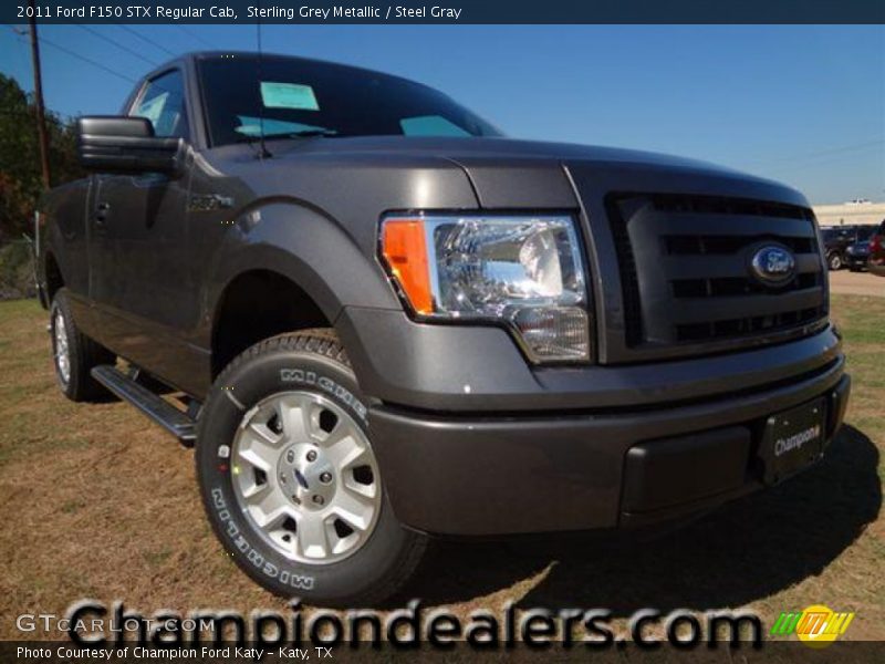 Sterling Grey Metallic / Steel Gray 2011 Ford F150 STX Regular Cab