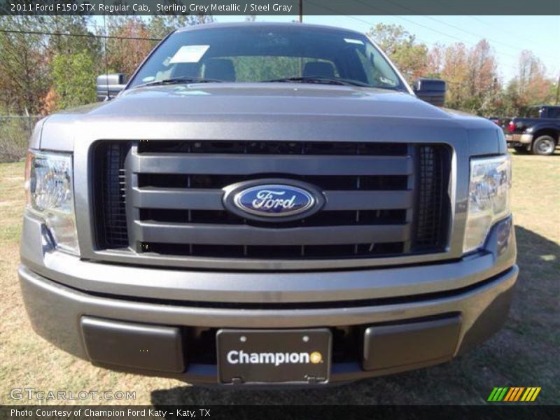 Sterling Grey Metallic / Steel Gray 2011 Ford F150 STX Regular Cab