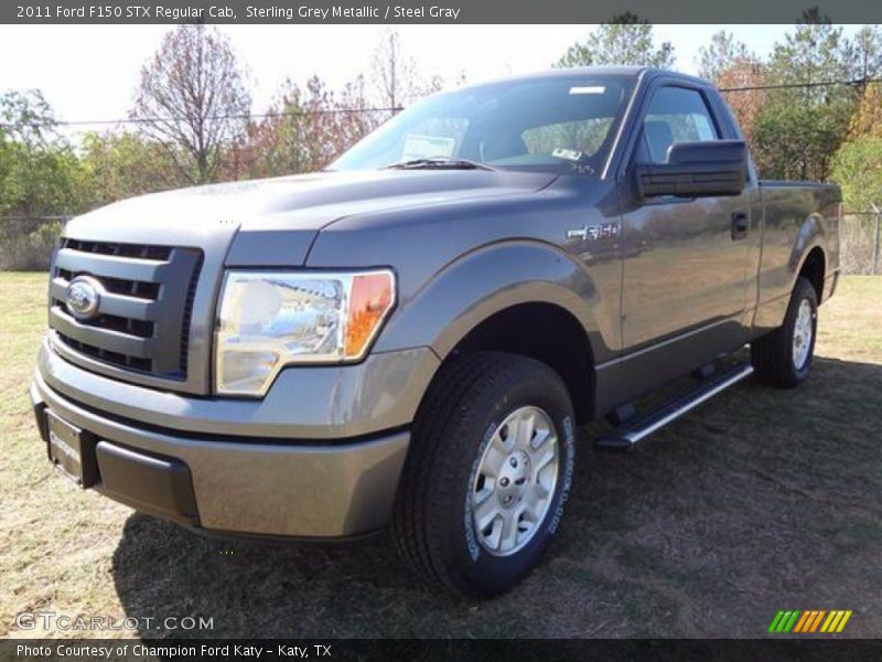 Sterling Grey Metallic / Steel Gray 2011 Ford F150 STX Regular Cab