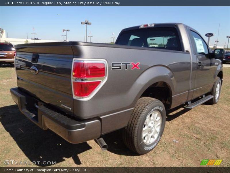 Sterling Grey Metallic / Steel Gray 2011 Ford F150 STX Regular Cab