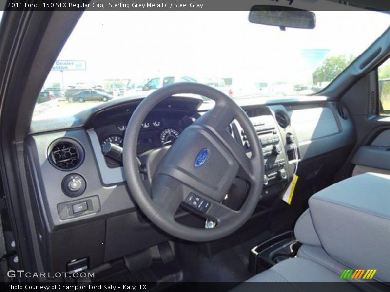 Sterling Grey Metallic / Steel Gray 2011 Ford F150 STX Regular Cab
