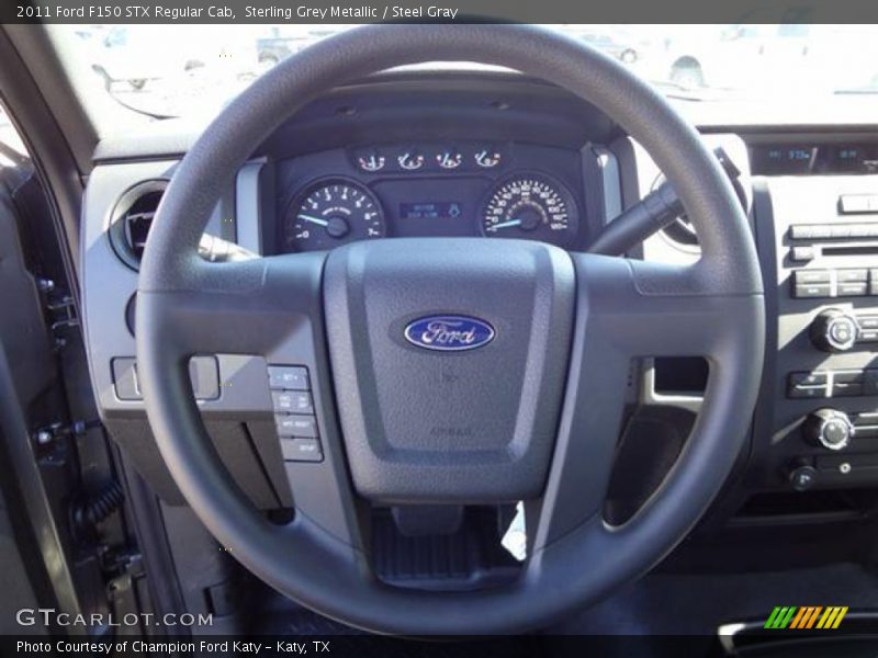 Sterling Grey Metallic / Steel Gray 2011 Ford F150 STX Regular Cab