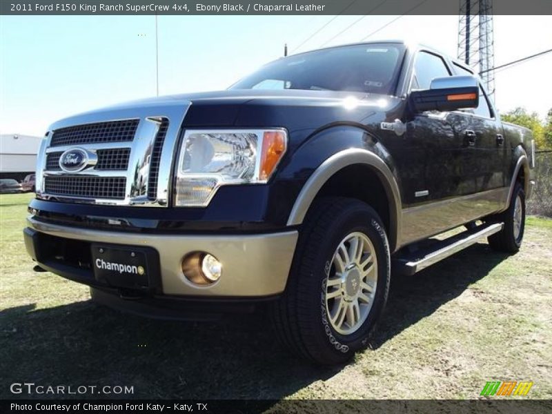 Ebony Black / Chaparral Leather 2011 Ford F150 King Ranch SuperCrew 4x4