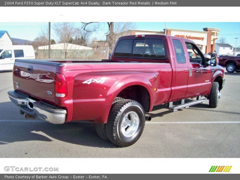  2004 F350 Super Duty XLT SuperCab 4x4 Dually Dark Toreador Red Metallic