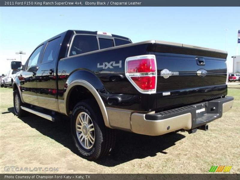 Ebony Black / Chaparral Leather 2011 Ford F150 King Ranch SuperCrew 4x4