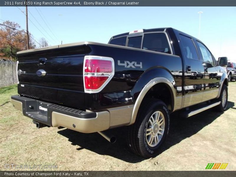 Ebony Black / Chaparral Leather 2011 Ford F150 King Ranch SuperCrew 4x4