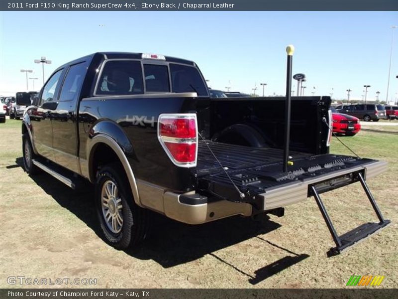 Ebony Black / Chaparral Leather 2011 Ford F150 King Ranch SuperCrew 4x4