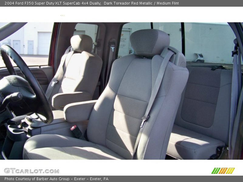 Dark Toreador Red Metallic / Medium Flint 2004 Ford F350 Super Duty XLT SuperCab 4x4 Dually
