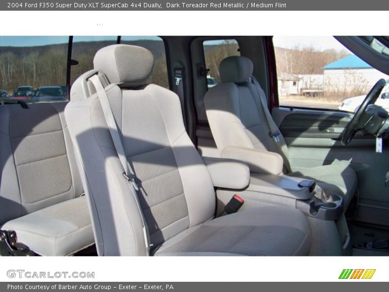 Dark Toreador Red Metallic / Medium Flint 2004 Ford F350 Super Duty XLT SuperCab 4x4 Dually