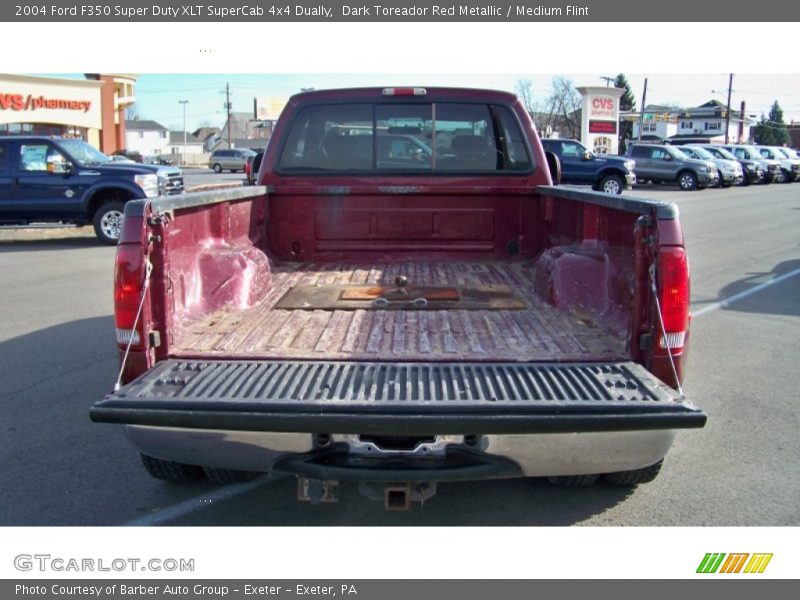 Dark Toreador Red Metallic / Medium Flint 2004 Ford F350 Super Duty XLT SuperCab 4x4 Dually