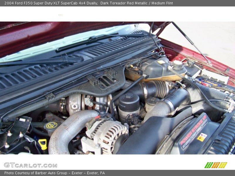 Dark Toreador Red Metallic / Medium Flint 2004 Ford F350 Super Duty XLT SuperCab 4x4 Dually