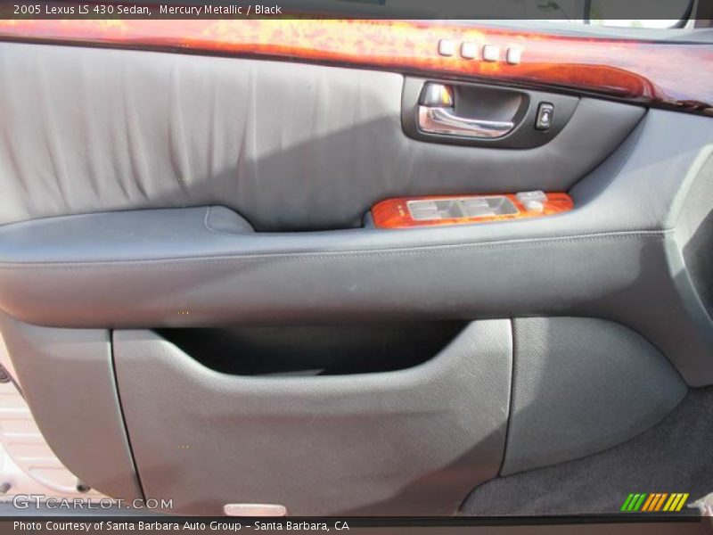 Mercury Metallic / Black 2005 Lexus LS 430 Sedan