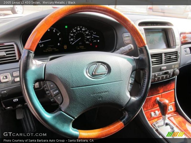 Mercury Metallic / Black 2005 Lexus LS 430 Sedan