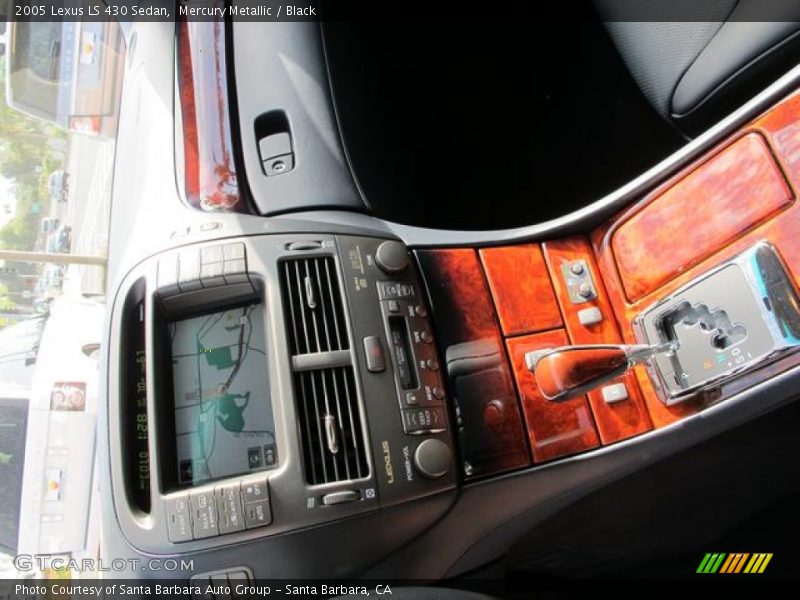Mercury Metallic / Black 2005 Lexus LS 430 Sedan