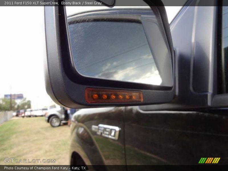 Ebony Black / Steel Gray 2011 Ford F150 XLT SuperCrew