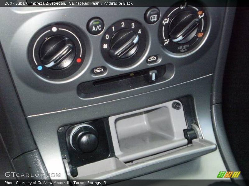 Garnet Red Pearl / Anthracite Black 2007 Subaru Impreza 2.5i Sedan