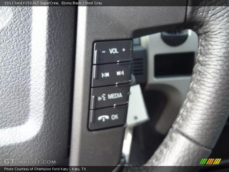 Ebony Black / Steel Gray 2011 Ford F150 XLT SuperCrew