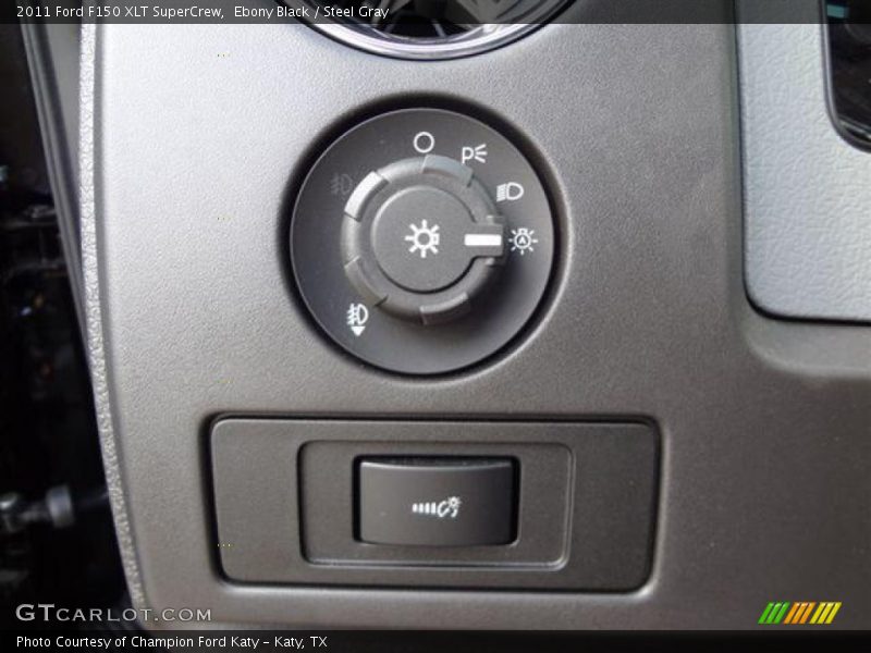 Ebony Black / Steel Gray 2011 Ford F150 XLT SuperCrew