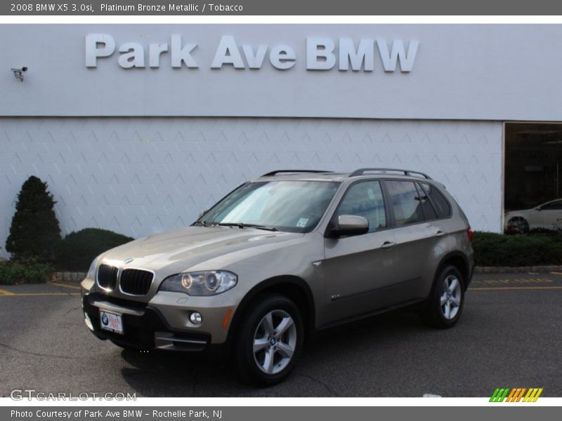Platinum Bronze Metallic / Tobacco 2008 BMW X5 3.0si