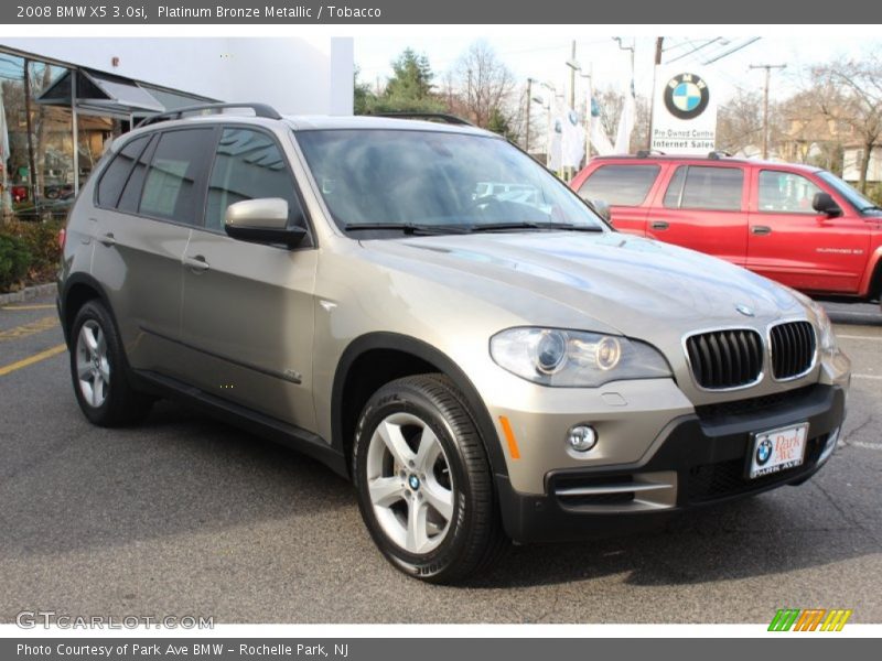 Platinum Bronze Metallic / Tobacco 2008 BMW X5 3.0si