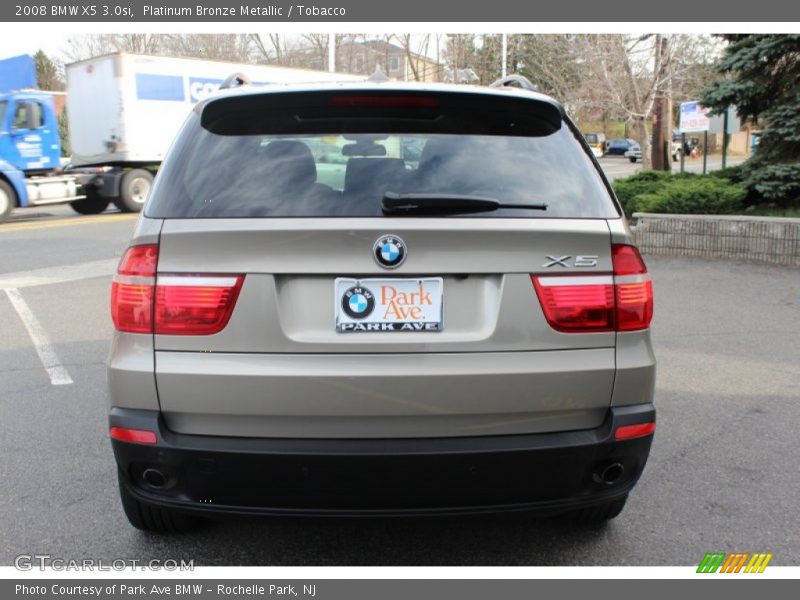 Platinum Bronze Metallic / Tobacco 2008 BMW X5 3.0si