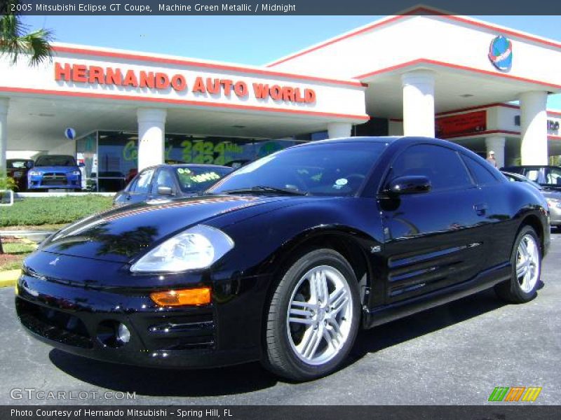 Machine Green Metallic / Midnight 2005 Mitsubishi Eclipse GT Coupe