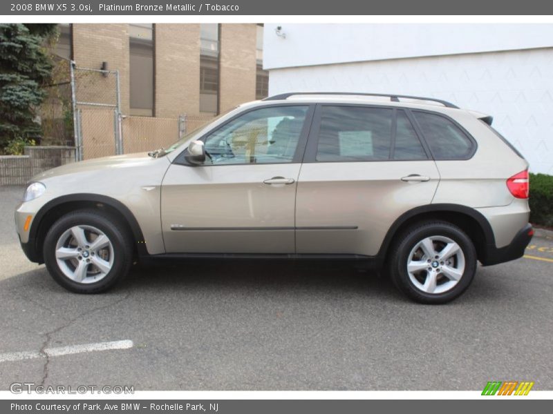 Platinum Bronze Metallic / Tobacco 2008 BMW X5 3.0si