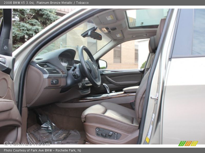 Platinum Bronze Metallic / Tobacco 2008 BMW X5 3.0si
