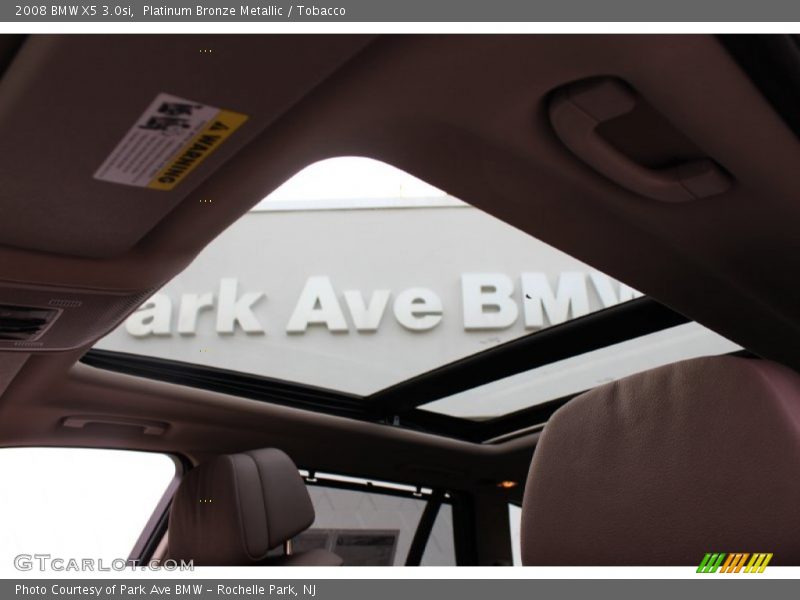 Platinum Bronze Metallic / Tobacco 2008 BMW X5 3.0si