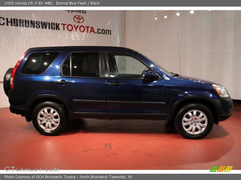 Eternal Blue Pearl / Black 2005 Honda CR-V EX 4WD
