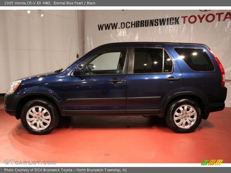 Eternal Blue Pearl / Black 2005 Honda CR-V EX 4WD