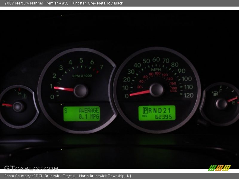 Tungsten Grey Metallic / Black 2007 Mercury Mariner Premier 4WD