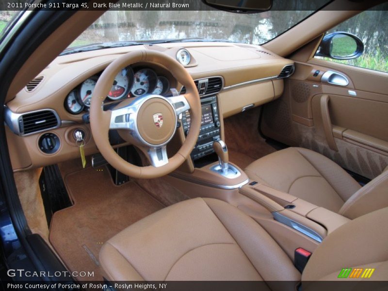  2011 911 Targa 4S Natural Brown Interior