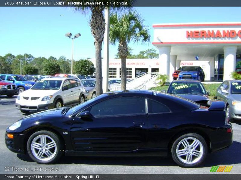 Machine Green Metallic / Midnight 2005 Mitsubishi Eclipse GT Coupe
