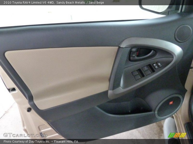 Sandy Beach Metallic / Sand Beige 2010 Toyota RAV4 Limited V6 4WD