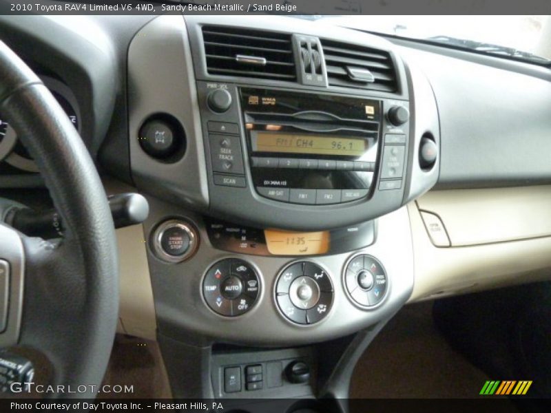 Sandy Beach Metallic / Sand Beige 2010 Toyota RAV4 Limited V6 4WD