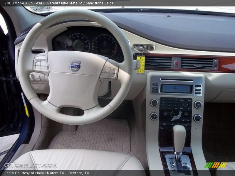 Barents Blue Metallic / Sandstone Beige 2008 Volvo XC70 AWD