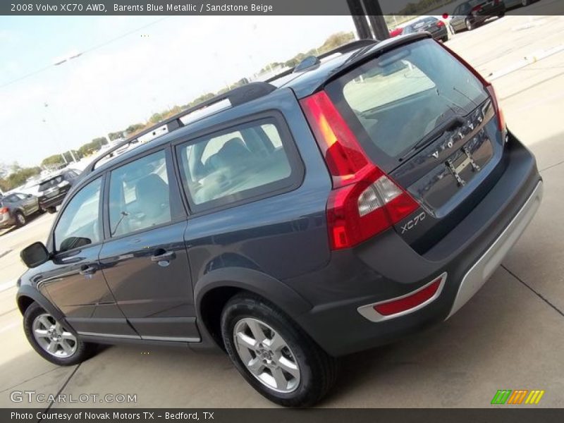 Barents Blue Metallic / Sandstone Beige 2008 Volvo XC70 AWD