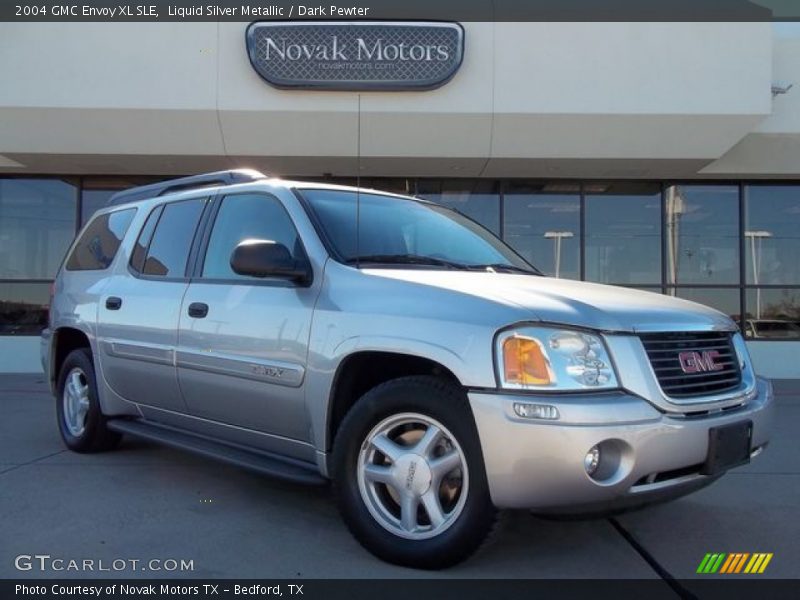 Liquid Silver Metallic / Dark Pewter 2004 GMC Envoy XL SLE