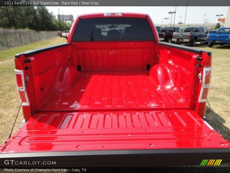 Race Red / Steel Gray 2011 Ford F150 XLT SuperCrew