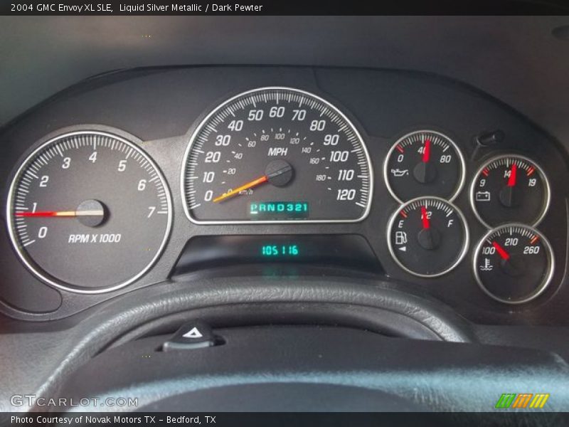 Liquid Silver Metallic / Dark Pewter 2004 GMC Envoy XL SLE