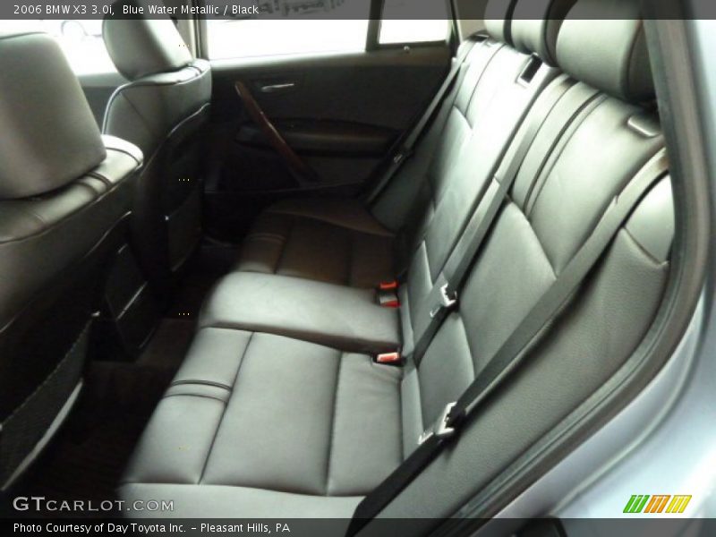 Blue Water Metallic / Black 2006 BMW X3 3.0i