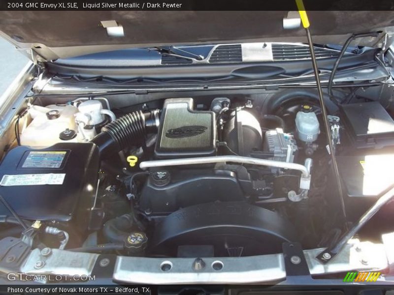 Liquid Silver Metallic / Dark Pewter 2004 GMC Envoy XL SLE
