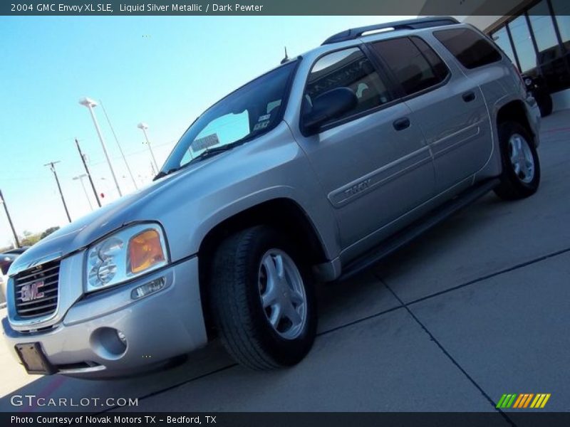 Liquid Silver Metallic / Dark Pewter 2004 GMC Envoy XL SLE